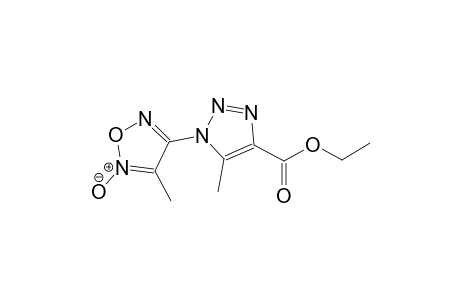 ethyl 5-methyl-1-(4-methyl-5-oxido-1,2,5-oxadiazol-3-yl)-1H-1,2,3-triazole-4-carboxylate