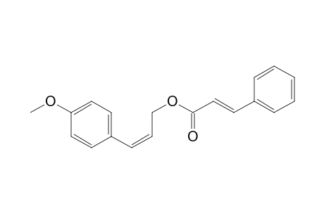 2-Propenoic acid, 3-phenyl-, 3-(4-methoxyphenyl)-2-propenyl ester, (Z,E)-