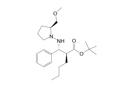 (S,S,R)-tert-Butyl 2-[.alpha.-N-(2-methoxymethylpyrrolidin-1-yl)aminobenzyl]hexanoate