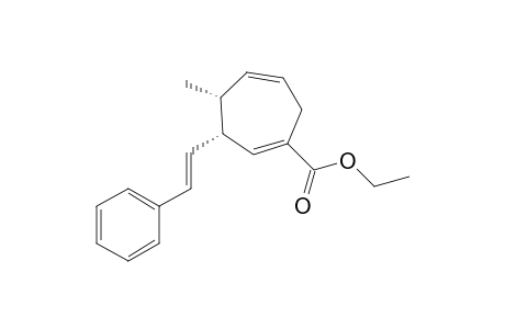 Ethyl cis-4-methyl-3-((E)-2-phenylethenyl)cyclohepta-1,5-diene-1-carboxylate