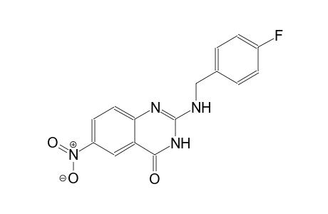 4(3H)-quinazolinone, 2-[[(4-fluorophenyl)methyl]amino]-6-nitro-