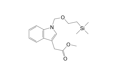 Methyl N-[(Trimethylsilyl)ethoxymethyl]indole-3-acetate