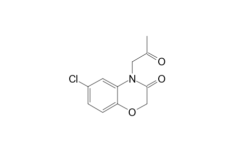 6-CHLOR-4-METHYLACETYL-2H-1,4-BENZOXAZIN-3-ONE