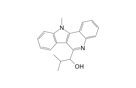 6-(1-Hydroxy-2-methylpropyl)-11-methyl-11H-indolo[3,2-c]quinoline