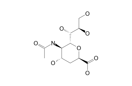 (2R,4S,5R,6R)-5-acetamido-4-hydroxy-6-[(1R,2R)-1,2,3-trihydroxypropyl]oxane-2-carboxylic acid