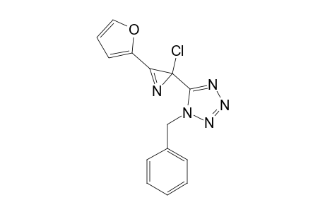 2-(1-BENZYL-1H-TETRAZOL-5-YL)-2-CHLORO-3-(FURAN-2-YL)-2H-AZIRINE