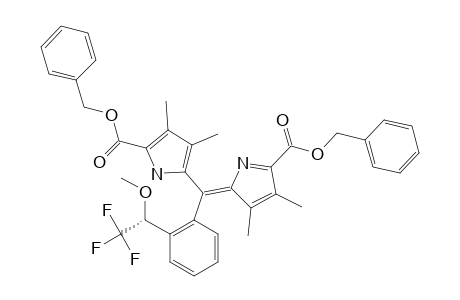 DIBENZYL-(S)-5-[2-(2,2,2-TRIFLUORO-1-METHOXYETHYL)-PHENYL]-2,3,7,8-TETRAMETHYL-10-H-DIPYRRIN-1,9-DICARBOXYLATE