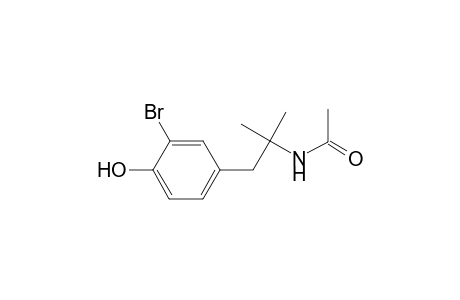 Acetamide, N-[2-(3-bromo-4-hydroxyphenyl)-1,1-dimethylethyl]-