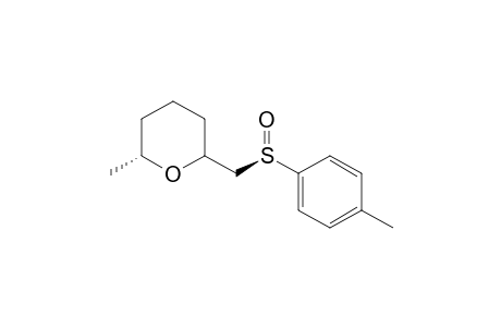 [2R,6R,S(R)]-2-Methyl-6-[(p-tolylsulfinyl)methyl]tetrahydropyran