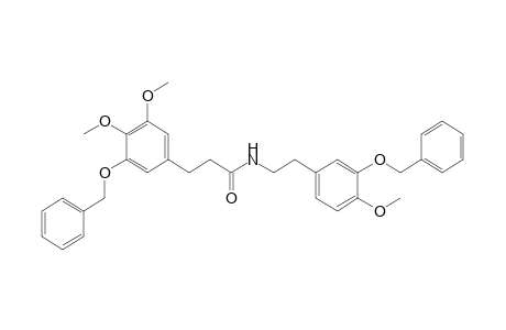 3-(3-benzyloxy-4,5-dimethoxyphenyl)-N-(3-benzyloxy-4-methoxyphenethyl)propionamide