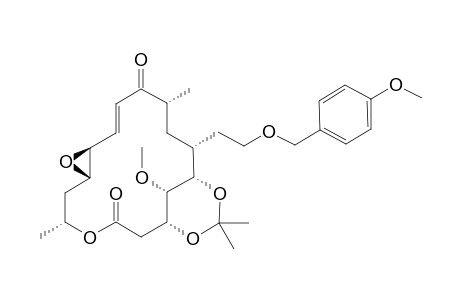 6"-Dihydro-12S,13R-epoxy-3,5-isopropylidene-6"-O-(4-methoxybenzyl)niddanolide