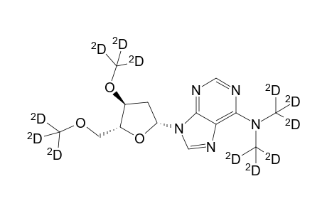 N(6),n(6),o-3',5'-tetra(methyl-D3)-2'-deoxyadenosine