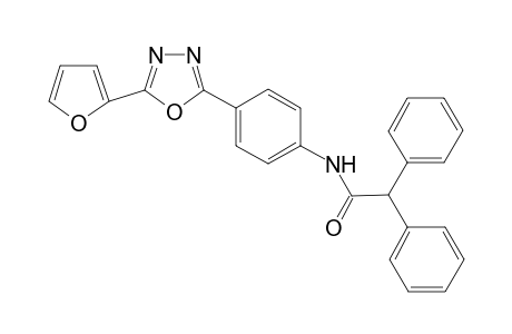 N-[4-[5-(2-furanyl)-1,3,4-oxadiazol-2-yl]phenyl]-2,2-diphenylacetamide
