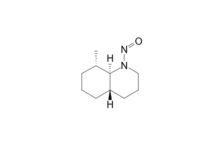N-Nitroso-8.alpha.-methyl-trans-decahydroquinoline