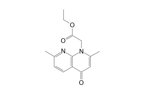 ethyl 2-(2,7-dimethyl-4-oxo-1,8-naphthyridin-1(4H)-yl)acetate