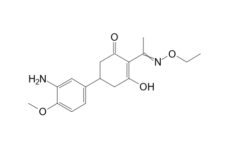 2-Cyclohexen-1-one, 5-(3-amino-4-methoxyphenyl)-2-[1-(ethoxyimino)ethyl]-3-hydroxy-