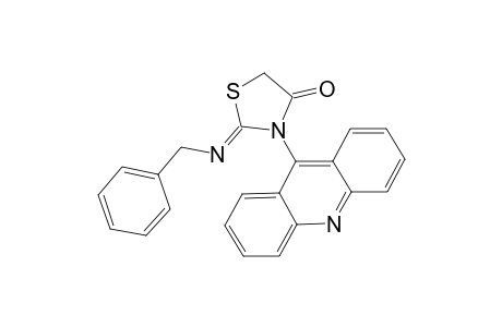 2-Benzyl-3-(acrydin-9'-yl)imino-1,3-thiazolidin-4-one