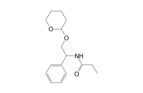 (1r)-2-(2-tetrahydropyranyloxy)-1-propionylaminoethylbenzene