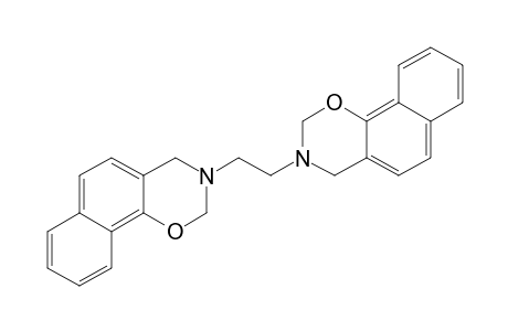 3,3'-ETHYLENE-BIS-(3,4-DIHYDROBENZO-[H]-2H-1,3-BENZOXAZINE)