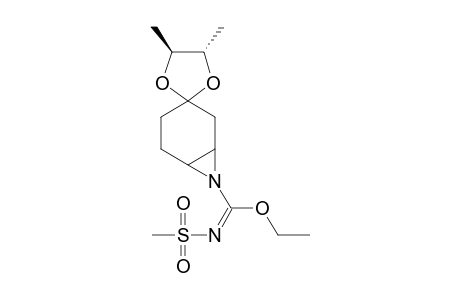 7-[N-(methanesulfonyl)ethylformimido]-4',5'-dimethylspiro[7-azabicyclo[4.1.0]heptane-3,2'-1',3'-dioxacyclopentane]