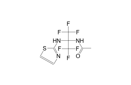 Propane-2,2-diamine, 1,1,1,3,3,3-hexafluoro-N-acetyl-N'-(2-thiazolyl)-