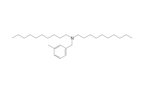 3-Methylbenzylamine, N,N-didecyl-