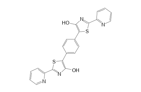 5-{4-[4-hydroxy-2-(pyridin-2-yl)-1,3-thiazol-5-yl]phenyl}-2-(pyridin-2-yl)-1,3-thiazol-4-ol