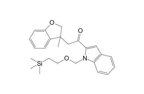 2-(3-Methyl-2,3-dihydrobenzofuran-3-yl)-1-[1-(2-trimethylsilylethoxymethyl)-1H-indole-2-yl]-ethanone
