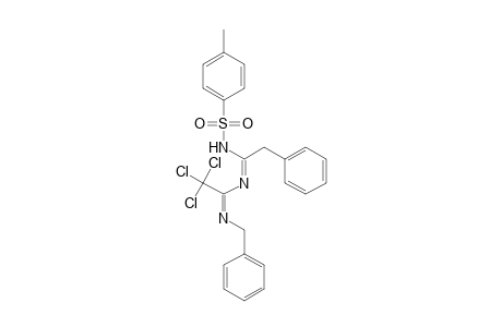 N'-Benzyl-2,2,2-trichloro-N-[1-(4-methylphenylsulfonamido)-2-phenylethylidene]acetimidamide
