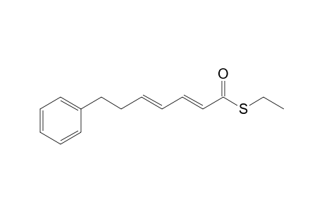 (2E,4E)-S-Ethyl 7-phenylhepta-2,4-dienethioate
