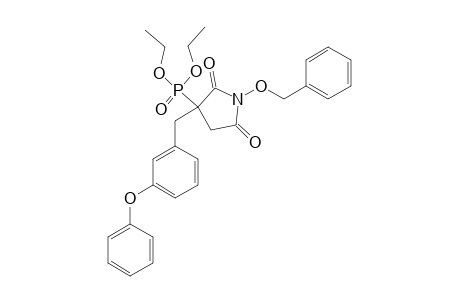 DIETHYL-[1-BENZYLOXY-3-(3-PHENOXYBENZYL)-2,5-DIOXOPYRROLIDIN-3-YL]-PHOSPHONATE