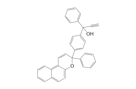 3-Phenyl-3-[p-(1-hydroxy-1-phenylprop-2-yn-1-yl)phenyl]-3H-naphtho[2,1-b]pyran