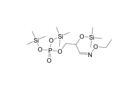 Phosphoric acid, 3-(ethoxyimino)-2-[(trimethylsilyl)oxy]propyl bis(trimethylsilyl) ester, (Z)-(.+-.)-