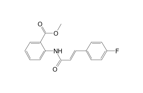 Methyl 2-([(2E)-3-(4-fluorophenyl)-2-propenoyl]amino)benzoate