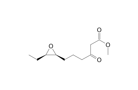 Oxiranehexanoic acid, 3-ethyl-.beta.-oxo-, methyl ester, cis-