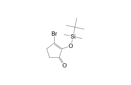 3-Bromo-2-(tert-butyl-dimethyl-silanyloxy)-cyclopent-2-enone