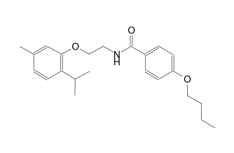 benzamide, 4-butoxy-N-[2-[5-methyl-2-(1-methylethyl)phenoxy]ethyl]-