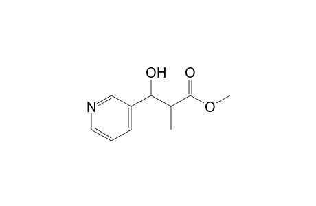Methyl 3-hydroxy-2-methyl-3-(3-pyridyl)propanoate