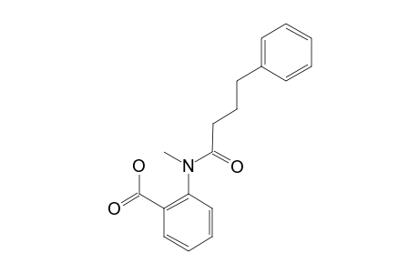 2-(METHYL-4-PHENYLBUTYRYLAMINO)-BENZOIC-ACID