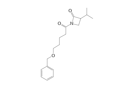 3-(1-METHYLETHYL)-1-[(5-BENZYLOXY)-PENTANOYL]-2-AZETIDINONE