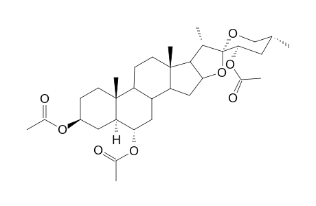 3.beta.,6.alpha.,23.alpha.-triacetoxyhongguanggenin