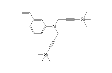 N,N-bis(3-trimethylsilylprop-2-ynyl)-3-vinyl-aniline