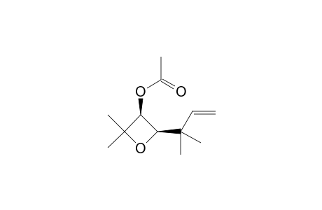2-(alpha,alpha-dimethylallyl)-3-cis-acetoxy-4,4-dimethyl-oxetane