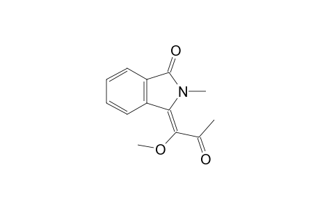 3-(1-Methoxy-2-oxopropylidene)-2-methyl-2,3-dihydro-1H-isoindole-1-one
