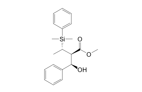 (2R,3S)-3-[dimethyl(phenyl)silyl]-2-[(R)-hydroxy(phenyl)methyl]butanoic acid methyl ester