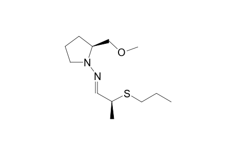 (2S,2'S)-[2-(Methoxymethyl)propyliden-1'-yl]-[2'-(propylsulfanyl)propylidene]amine