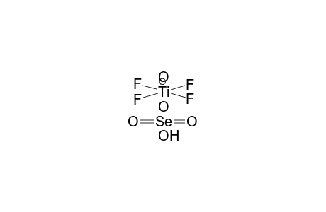 TRANS-TETRAFLUOROTITANIUM-SELENOIC ACID AQUA COMPLEX ANION