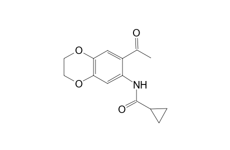 Cyclopropanecarboxamide, N-(7-acetyl-2,3-dihydro-1,4-benzodioxin-6-yl)-