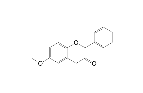 2-(2-benzoxy-5-methoxy-phenyl)acetaldehyde