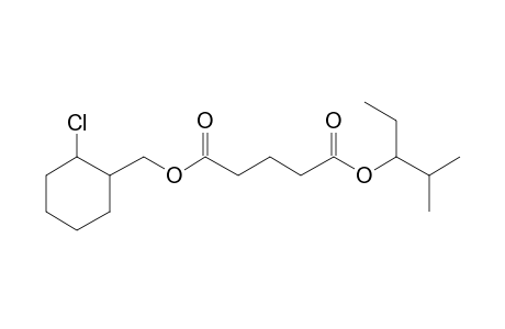 Glutaric acid, (2-chlorocyclohexyl)methyl 2-methylpent-3-yl ester